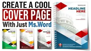 How to Create a Cool Cover Page Design Using Only Ms Word