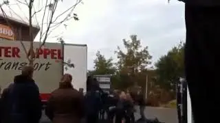 Vrachtwagen Jumbo Geplunderd