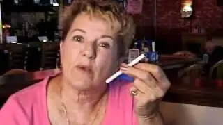 Claudia Hartman rants against her cigarettes