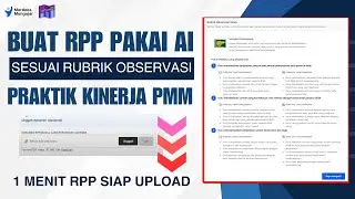 Membuat RPP/ Modul Ajar Pakai AI Sesuai Rubrik Observasi Kelas Praktik Kinerja