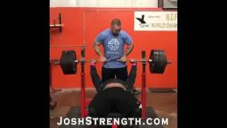 Julius Maddox, 650 Raw Bench Press