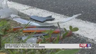 Man charged in fatal crash after family pushes for answers