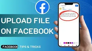 How To Upload File On Facebook | How To Upload PDF File On Facebook