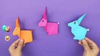 Como hacer conejos de papel 🐇 - Conejos de origami |Partypop DIY🎉|