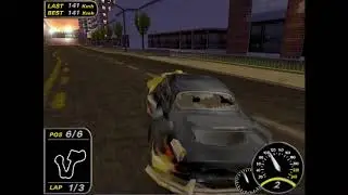 Speed Busters PC Demo Gameplay (Windows 95 - PCem v15)