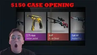 $150 CSGO CASE OPENING(AWP HYPER BEAST)