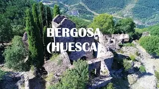 BERGOSA - HUESCA (Pueblo abandonado), a vista de dron.