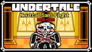 Undertale Hard Mode Neutral Sans Fight Phase 3 Completed (ADISPLAY Take) | Undertale Fangame
