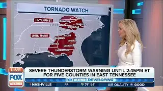 Tornado Watches Issued Across Southeast And Mid-Atlantic