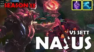 Early Game Nasus For Carry? / Nightbringer Nasus Vs Spirit Blossom Sett / Season 13 Top Lane
