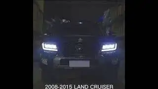Тюнинг фары LED для Toyota Land Cruiser 200 2008-2015🔥 Идеальная совместимость, красивый внешний вид