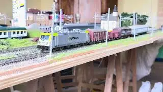 Treno merci particolare con E494