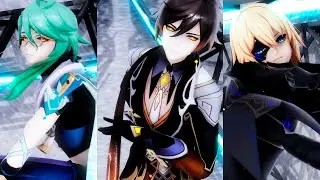 【MMD Genshin Impact】 jewel - T/ER (Dainsleif,Baizhu,Zhongli)
