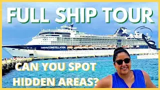 CELEBRITY CONSTELLATION FULL SHIP TOUR & DECK BY DECK LAYOUT