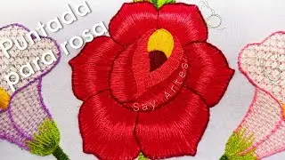 Stitch 147 for Roses VERY EASY and BEAUTIFUL!! | Say Artes