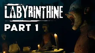Trying out this Spooky Co-Op Maze Game - Part 1 | Labyrinthine Gameplay