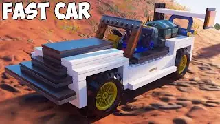How to Make a CAR in LEGO Fortnite...