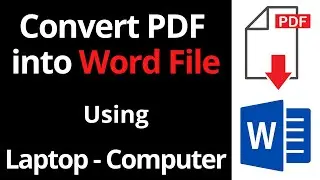 How to Convert PDF to Word