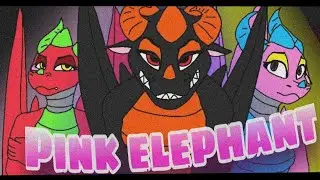 Pink elephant // animation meme // pizzeria Britny (+ mini gift)