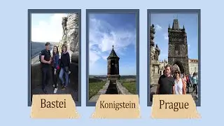 One day in Bastei, Konigstein and Prague