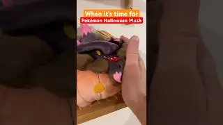 When Pokémon Halloween Plush come out of their box 📦