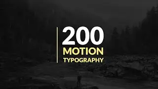 200+ Motion typography Template | Premiere Pro | After Effect Templates
