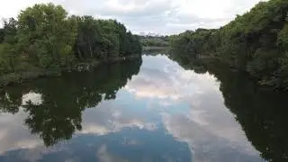 Полет над старым прудом Белгородская область. Пролетарский(готня)