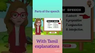 English Parts of speech #english #learning #learnenglish