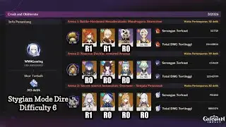 Stygian Onslaught Mode DIRE Difficulty 6 | Genshin Impact LUNA 5