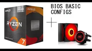 Instalando wattercooler e configurando Bios ASUS B550M Ryzen 7 5700G