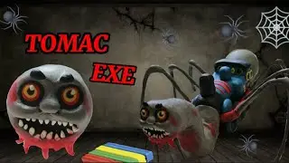 КАК СЛЕПИТЬ СТРАШНОГО ПАРОВОЗИКА ТОМАСА ПАУКА ЕХЕ/THOMAS EXE /Лепка из пластилина👻