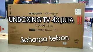 UNBOXING TV 40 JUTA ‼️