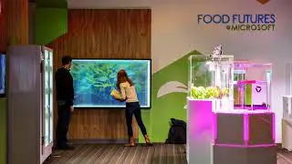 Microsoft Urban Farming touch screen activation