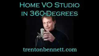 Audiobook Narrator Trenton Bennett 360-degree Studio Tour