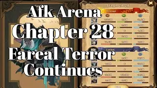 Afk Arena Chapter 28 Fareal Terror Continues. #afkarena,