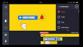 How to make PERSONAL Animation Subscribe button | KineMaster video tutorial editor