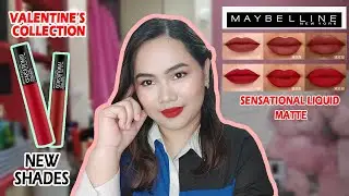 Maybelline's VALENTINE'S COLLECTION! Easy Valentines Makeup  Look & Swatches | Miss D