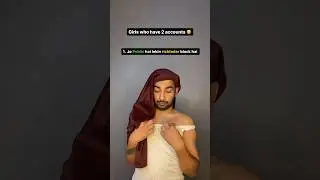Girls with 2 accounts on insta😂 