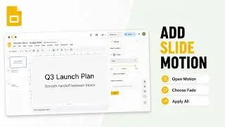 How to Add Slide Transitions in Google Slides (Smooth Transition Effects)