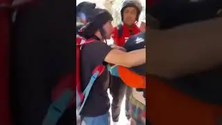 BRIGADA DE REPARTIDORES: atraparon a un ladrón y fueron en caravana a recuperar la moto robada