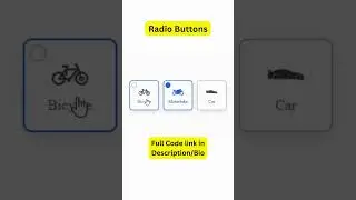 Modern Radio Buttons  #coding  #css  #webdevelop