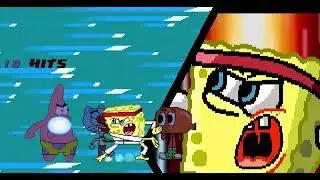 Mugen Request Darwin & Karate Spongebob VS Patrick & Gumball