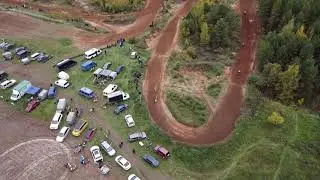 Мотокросс в городе Шуя вид с дрона DJI
