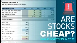 Are Stocks Undervalued (in Nov 2022)? - Value Investing Formula Calculator