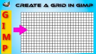 Gimp: How to create grid effect in gimp 2.10