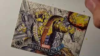 Maverick Sketch Card Hyperlapse | Marvel Beginnings