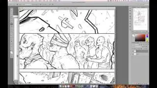 USING PENCILS LIKE INKS   Finishing your lines in Photoshop without inking.