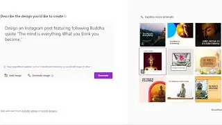Design Instagram Post Using Microsoft AI for FREE