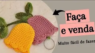 🔴 Sells a lot 💸🌹 Crochet keychain