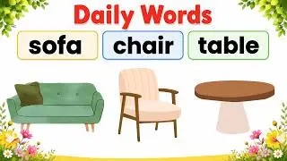 🚀 Learn English with Daily English Words | Everyday Vocabulary for Beginners 🇬🇧✨